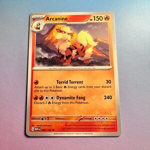 arcanine - 059/165 (uncommon) — pokemon: 151
